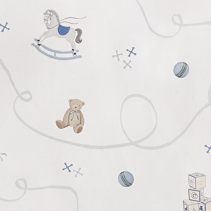 Gooslings Little Toy Chest Crib Sheet - Ivory