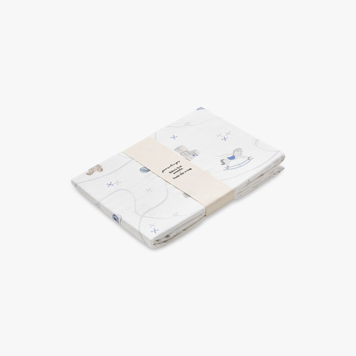 Gooslings Little Toy Chest Swaddle - Ivory