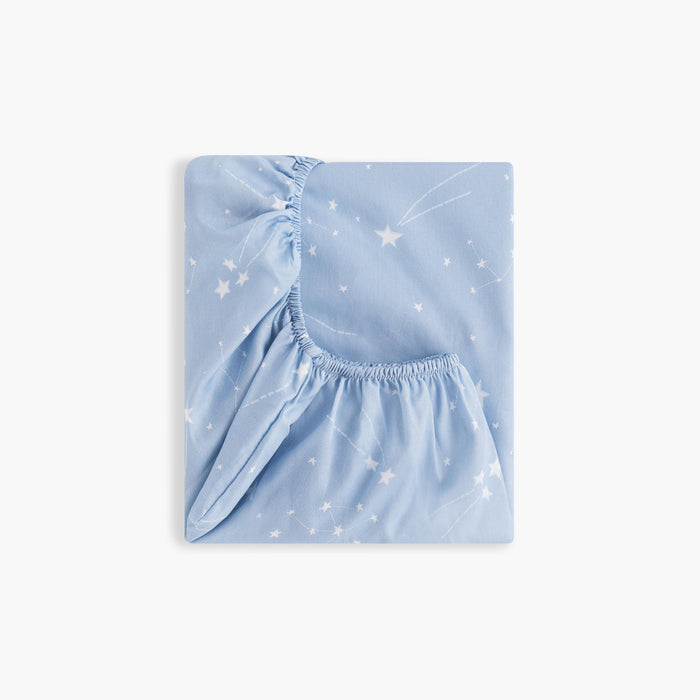 Gooslings Once Upon A Time Crib Sheet - Blue