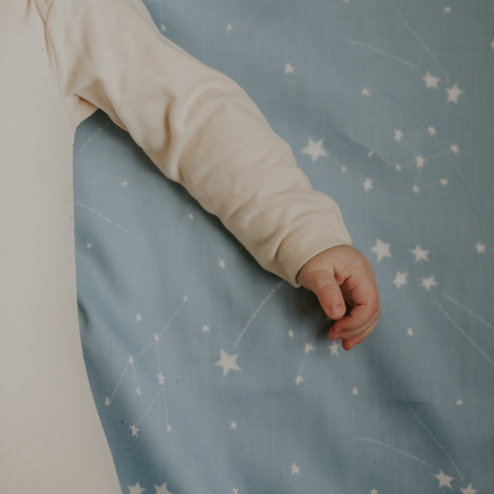 Gooslings Once Upon A Time Crib Sheet - Blue