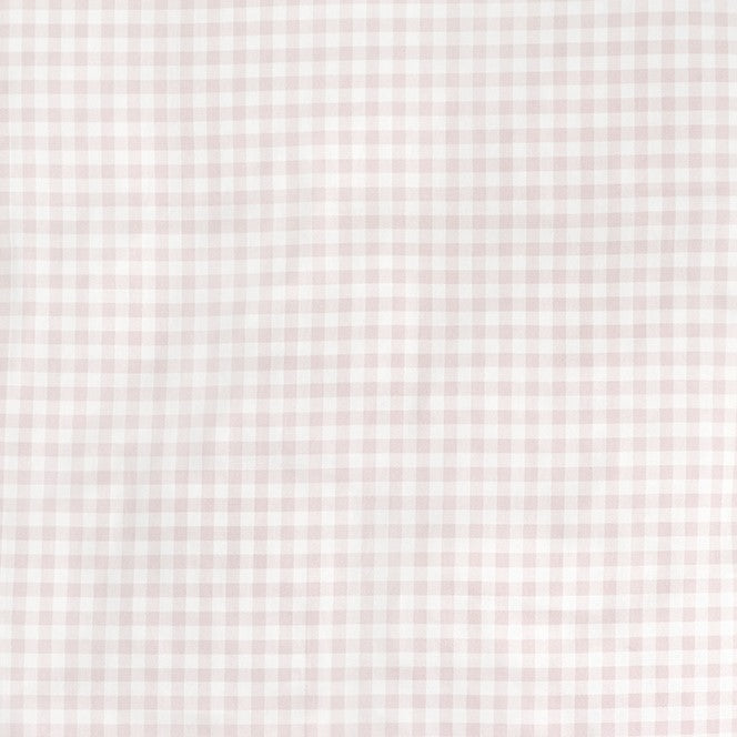 Gooslings Picnic Gingham Crib Sheet - Pink