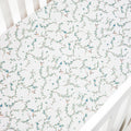 Gooslings Secret Garden Crib Sheet - Ivory