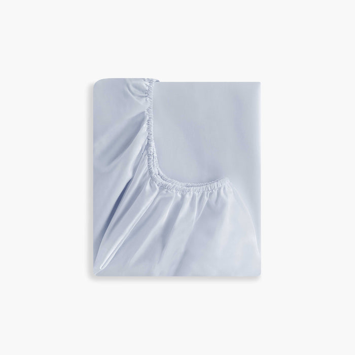 Gooslings Solid Crib Sheet - Blue