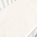 Gooslings Solid Crib Sheet - Ivory