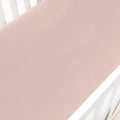 Gooslings Solid Crib Sheet - Pink