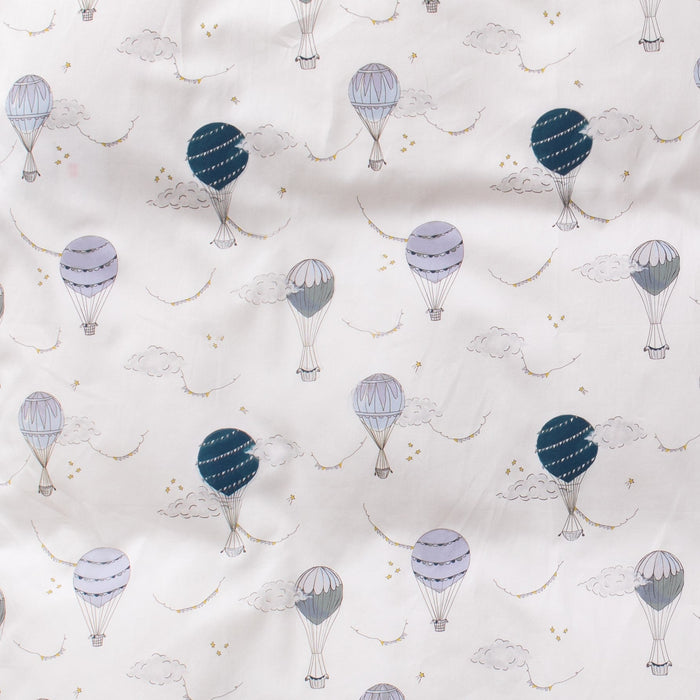 Gooslings Touch The Sky Crib Sheet - Blue
