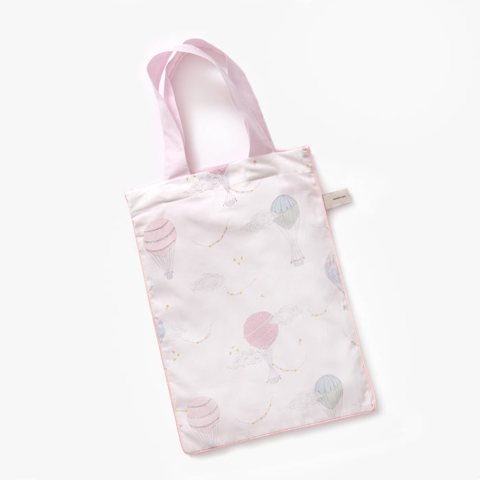 Gooslings Touch The Sky Crib Sheet - Pink