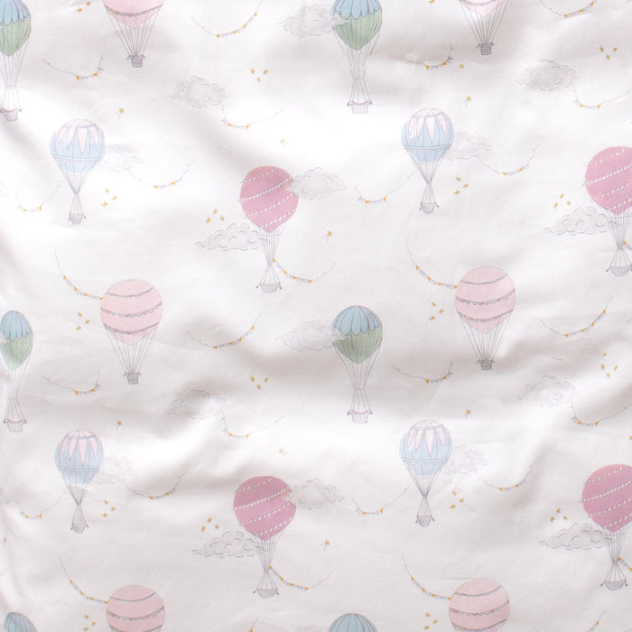 Gooslings Touch The Sky Crib Sheet - Pink
