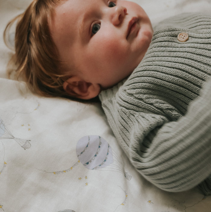 Gooslings Touch The Sky Swaddle - Blue