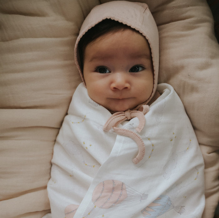 Gooslings Touch The Sky Swaddle - Pink