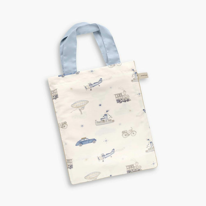 Gooslings Transit Treasures Crib Sheet - Blue