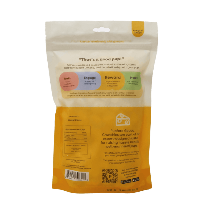 Gouda Crunchies 7.5 ozDog TreatsFound My Animal
