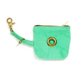 Green Waxed Cotton Canvas Poop Bag PouchPoop Bag PouchesFound My Animal