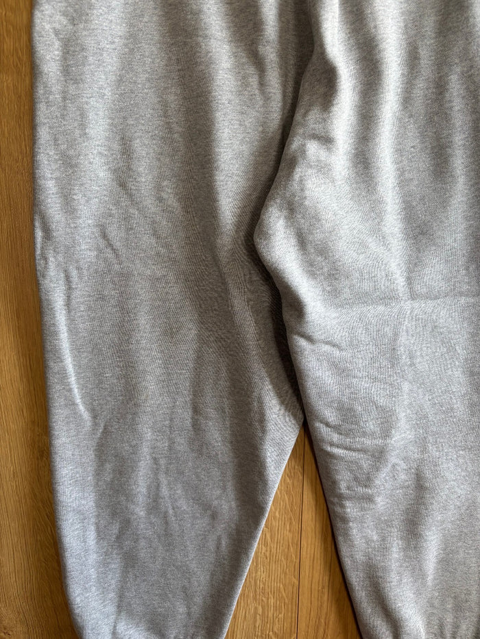 Nike Grey Fleece Joggers Sweatpants Embroidered Swoosh Size S