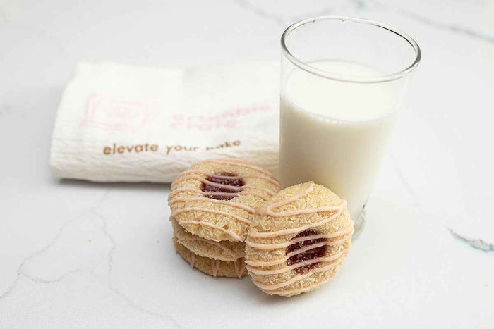 Guava & Coconut Thumbprint Cookies by Crumble Crate