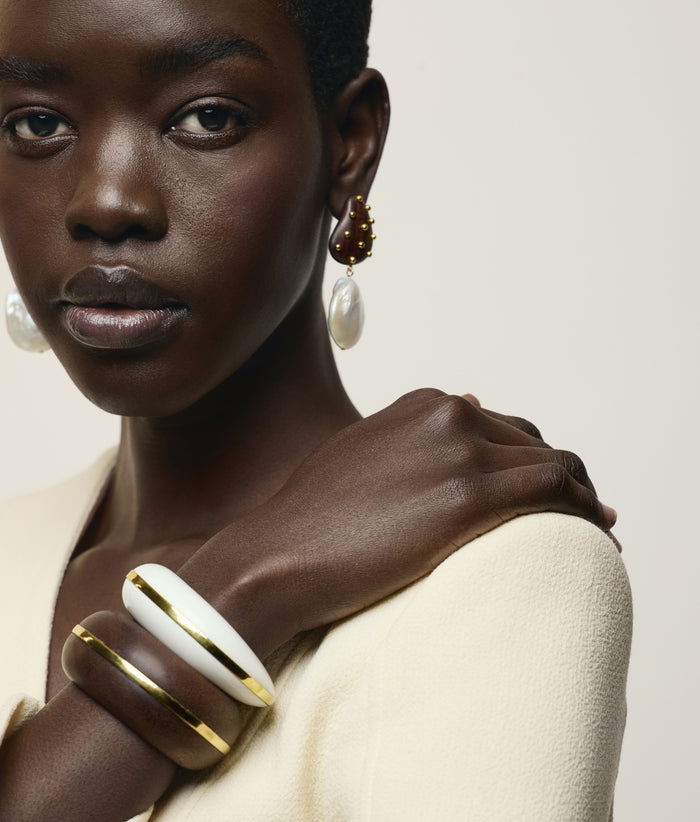 Halo Cuff in Acacia Wood