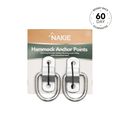Studio shot highlighting Nakie's hammock anchor points