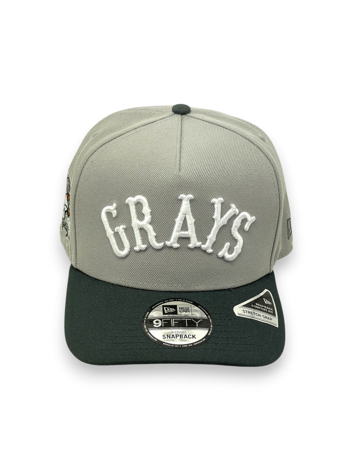 HOMESTEAD GRAYS (100TH ANN) "9FIFTY AFRAME" NEW ERA SNAPBACK