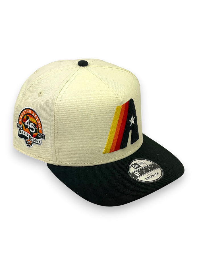 HOUSTON ASTROS (OFF-WHITE) (45TH ANN) "9FIFTY AFRAME" NEW ERA SNAPBACK