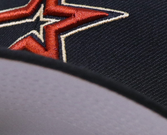 HOUSTON ASTROS (BLACK) "2005 WORLDSERIES" NEW ERA 59FIFTY FITTED (GREY UNDER VISOR)