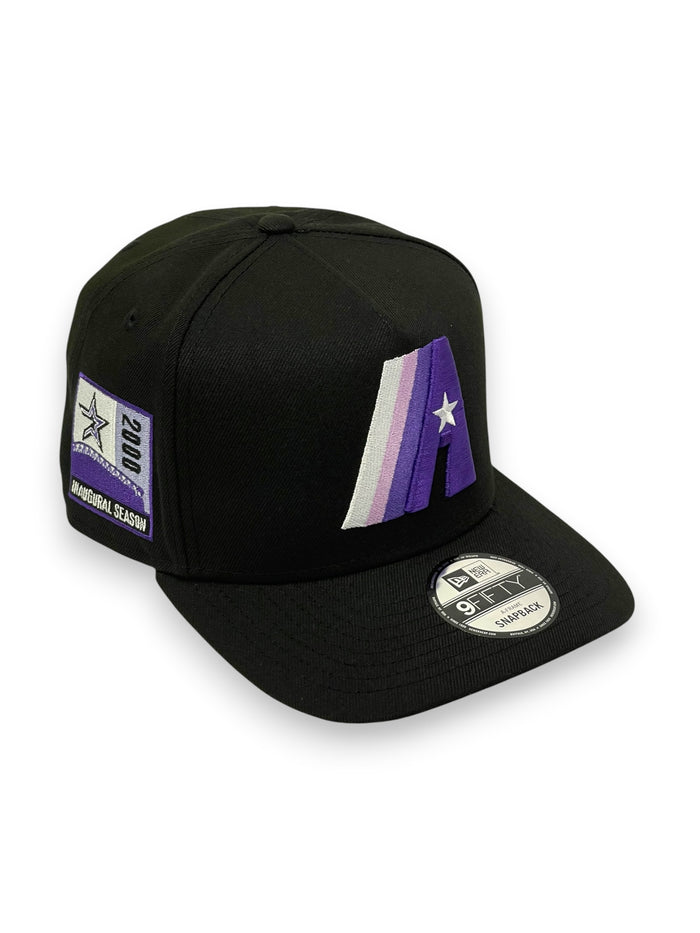 HOUSTON ASTROS (BLK/PURPLE) (45TH ANN) "9FIFTY AFRAME" NEW ERA SNAPBACK