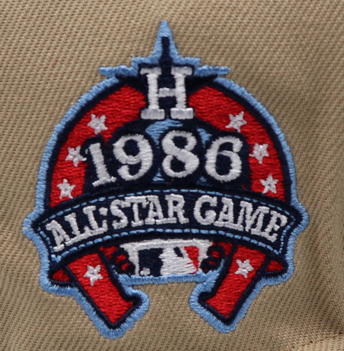 HOUSTON ASTROS (CAMEL) (1986 ALLSTARGAME) NEW ERA 59FIFTY FITTED (RED UNDER VISOR)