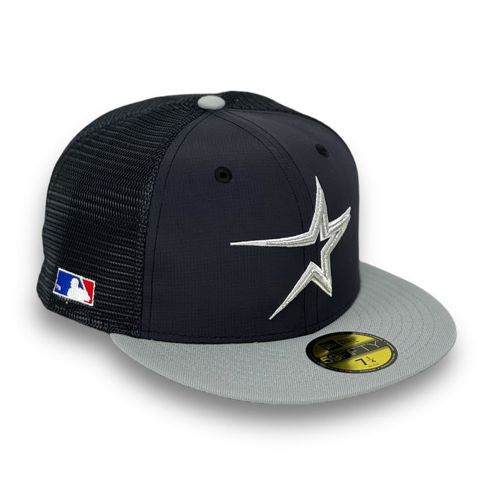 HOUSTON ASTROS  (NAVY) "TRUCKER MESH" SIDE BATTERMAN NEW ERA 59FIFTY FITTED