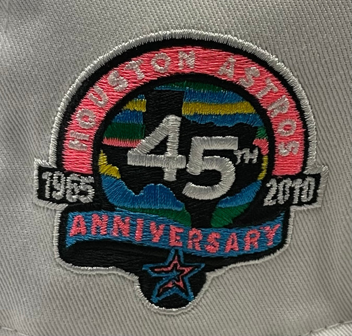 HOUSTON ASTROS (WHITE) "45TH ANN" NEWERA 59FIFTY FITTED