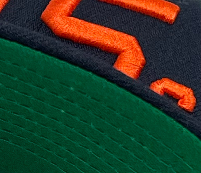 COLT 45'S (NAVY) (40TH ANN) NEW ERA 59FIFTY FITTED (GREEN UNDER VISOR)