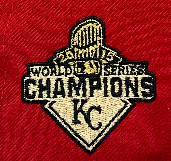 KANSAS CITY ROYALS (RED) (2015 WS CHAMPIONS) NEW ERA 59FIFTY FITTED