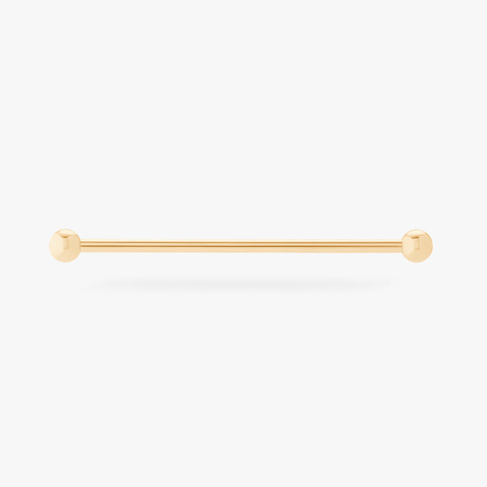 This is an image of a 38mm gold industrial bar. color:null|gold
