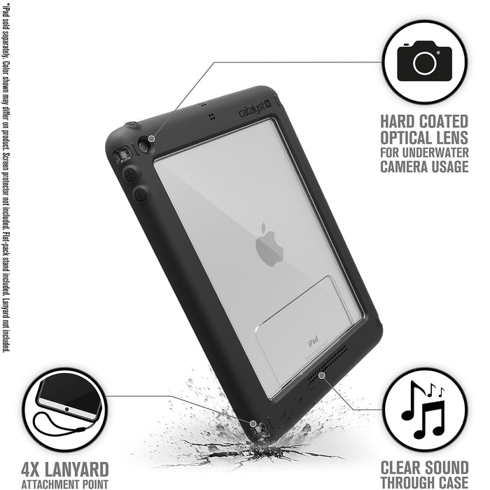 CATIPD5THBLK | WATERPROOF CASE FOR IPAD 9.7-INCH - 5TH & 6TH GEN (2017/2018)