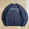 Nike Just Do It Sweatshirt Black Crewneck Spellout Logo