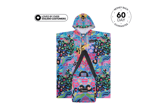 Kasey Rainbow - Hooded Towel Recycled Sand Free