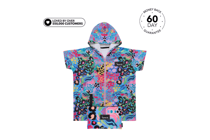 Kasey Rainbow - Kids Hooded Towel Recycled Sand Free