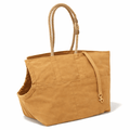 Khaki Waxed Cotton Canvas Dog CarrierDog TotesFound My Animal
