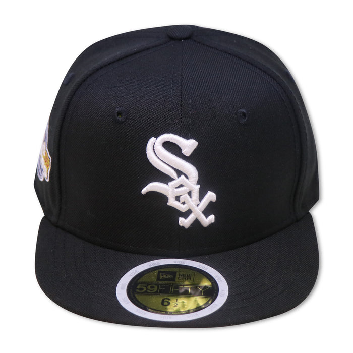KIDS - CHICAGO WHITESOX "2005 WORLD SERIES" NEW ERA 59FIFTY FITTED (PINK BOTTOM)