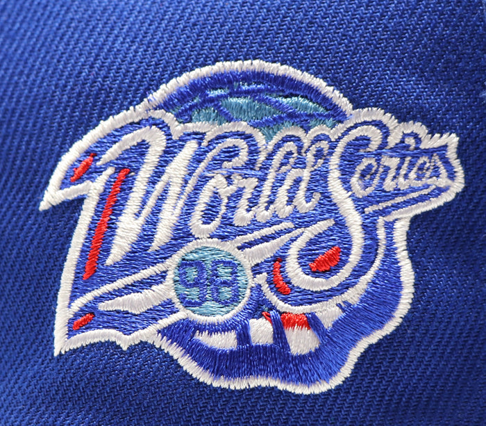 KIDS - NEW YORK YANKEES (1998 WORLD SERIES) NEW ERA 59FIFTY (SKY BLUE UNDER VISOR)