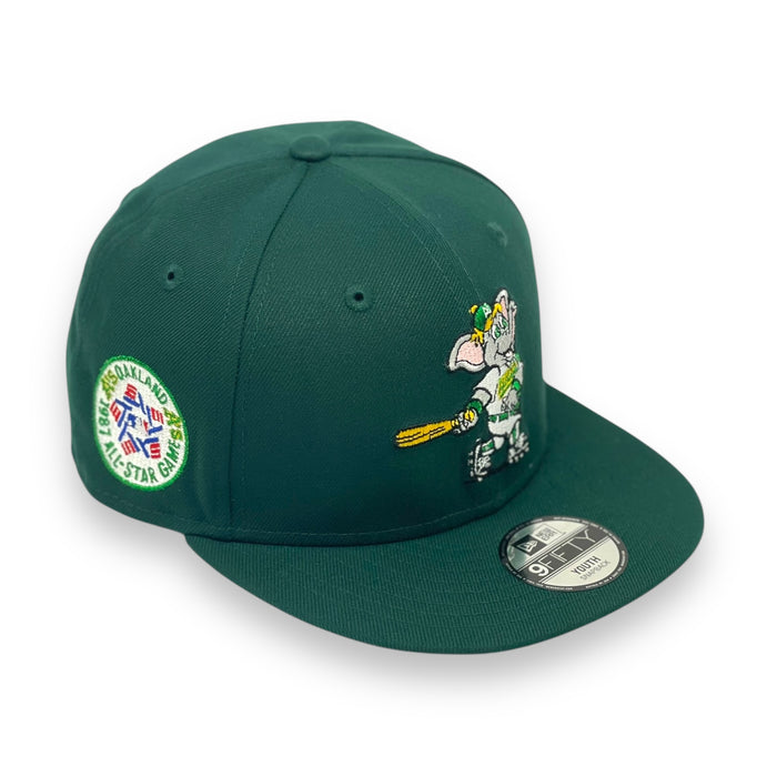 "KIDS" OAKLAND ATHLETICS (DK GREEN) (1987 ASG) NEW ERA 9FIFTY SNAPBACK