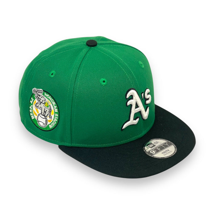 "KIDS" PHILADELHIA ATHLETICS (GREEN / BLACK) (HOHOKAM STADIUM) NEW ERA 9FIFTY SNAPBACK