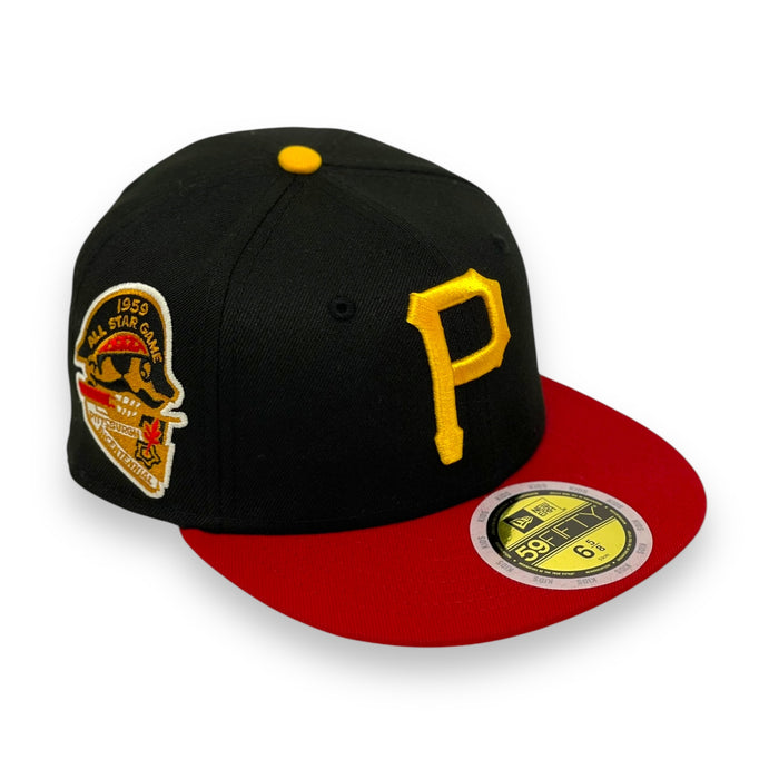 "KIDS" PITTSBURG PIRATES "1959 ALLSTARGAME" NEW ERA 59FIFTY FITTED (YELLOW UNDER VISOR)
