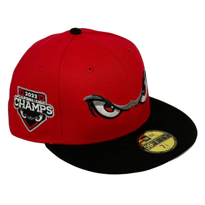 LAKE ELSINORE STORM (RED) "2022 CHAMPS" NEW ERA 59FIFTY FITTED