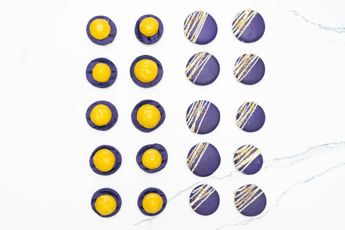 Lavender Macarons with Lemon Curd Refill Pack by Crumble Crate