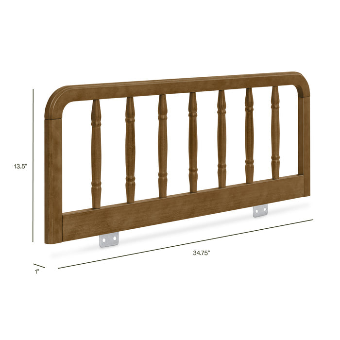 M7159NL,Namesake Kids,Liberty Spindle Twin/Full Bed Guardrail in Natural Walnut