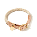 Light Tan Rope Cat & Dog CollarDog CollarsFound My AnimalXS