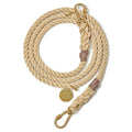 Light Tan Rope Dog Leash, Adjustable & Handcrafted - Found My AnimalShop LeashesFound My AnimalS