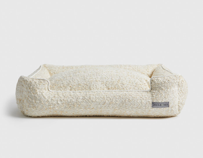 Lolly White Lounge BedDog BedsFound My AnimalSmall