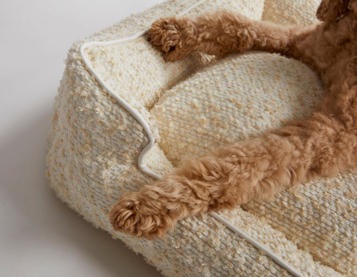 Lolly White Lounge BedDog BedsFound My AnimalSmall