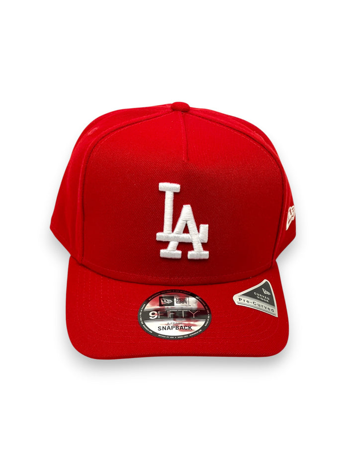 LOS ANGELES DODGERS (RED) "9FIFTY AFRAME" NEW ERA SNAPBACK