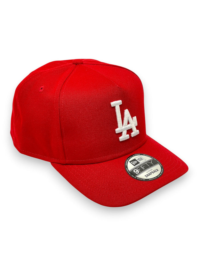 LOS ANGELES DODGERS (RED) "9FIFTY AFRAME" NEW ERA SNAPBACK